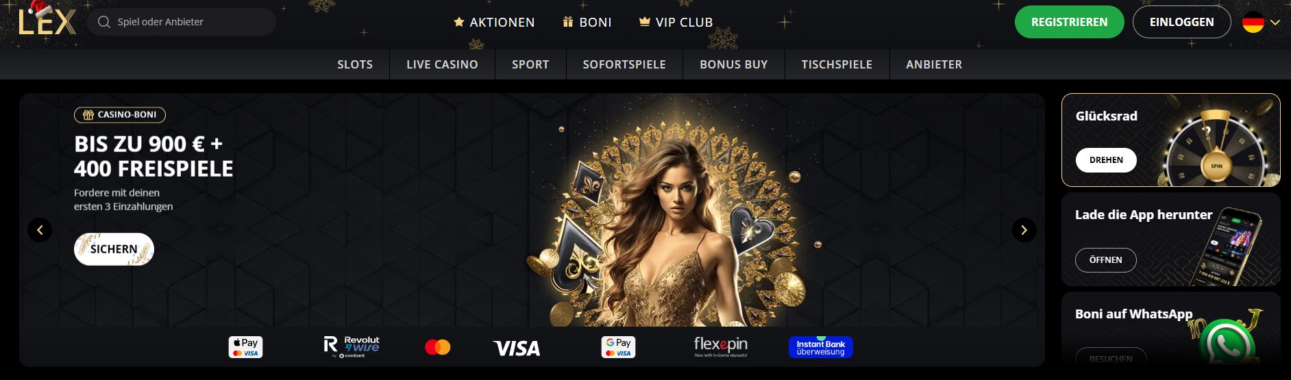lex casino play online